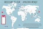 50 Maps of the World Activity Book : Learn - Play - Discover With over 50 stickers, puzzles, and a fold-out poster