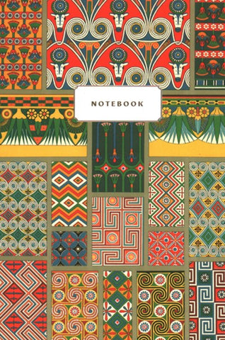 Ancient Egypt Patterns - Albert Racinet : A5 Notebook