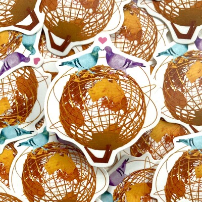 On Top of the World Sticker