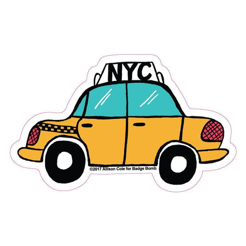 NYC Taxi Big Sticker