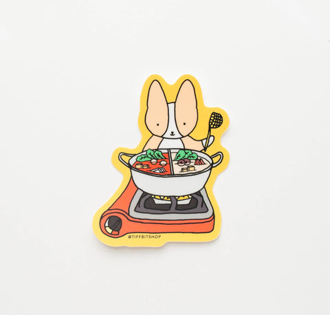 Hot Pot Vinyl Sticker