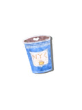 Hand-painted NYC Coffee Cup Compact Mirror | Eco-Friendly