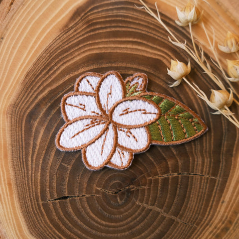 Sampaguita (Jasmine Flower) Iron-On Patch