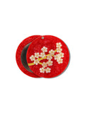 Hand-painted Sakura Blossom Compact Mirror