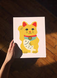 Lucky Cat Art Print
