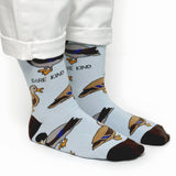 Duck Socks | Bamboo Socks | Blue Socks | Farm Socks