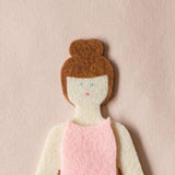 Felt Doll - Starter Girl in Cinnamon