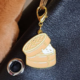 Steamer Dumpling Bao Enamel Charm