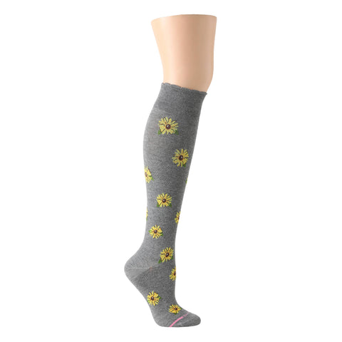 Sunflowers | Knee-High Compression Socks For Women