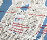 Concrete New York Map