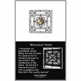 Ellis Island New York Wrought Iron Pin, MADE in USA