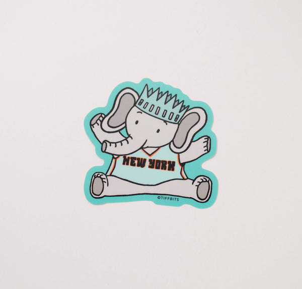 NY Liberty Ellie Sticker, New York Basketball, WNBA