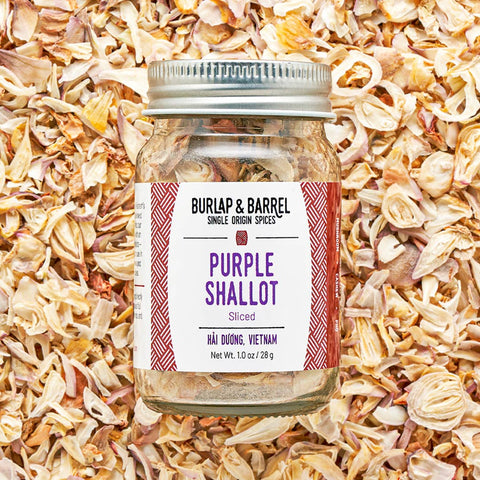 Purple Shallot Slices - Single Origin Spice & Seasoning