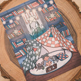 Quilt Fort Postcard Art Print