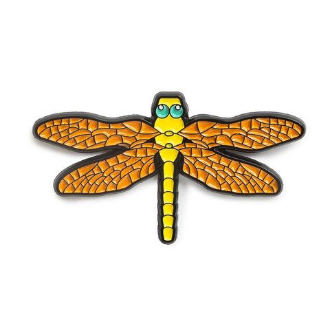Pin - Orange Dragonfly - Tiffany