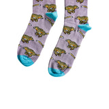 Cheetah Socks | Bamboo Socks | Purple Socks | Safari Socks