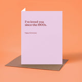 Since The 1900s Anniversary Card