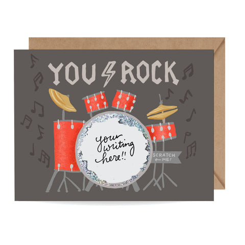 Scratch-off Card - You Rock - Birthday/Everyday
