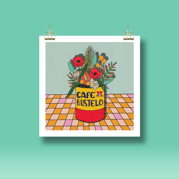 Cafe Bustelo Art Print: 8x8