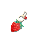 Hand-painted Strawberry Keychain | Eco-Friendly