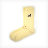 Otter Socks | Ribbed Bamboo Socks | Yellow Socks