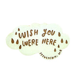 'Wish You Were Here Queens NY' Cloud Magnet w/ Card