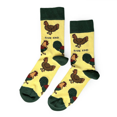 Chicken Socks | Bamboo Socks | Yellow Socks | Farm Socks