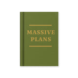 Massive Plans A7 Fabric Hardback Notebook (13275)