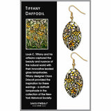 Tiffany Daffodil Earrings, MADE in USA