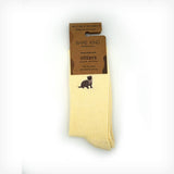 Otter Socks | Ribbed Bamboo Socks | Yellow Socks