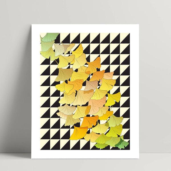 Retro Ginko Poster