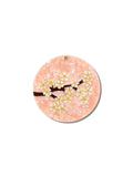 Hand-painted Sakura Blossom Compact Mirror