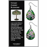 Tiffany Cherry Blossoms Earrings, MADE in USA