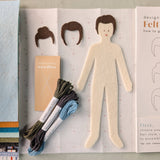 Cape Design Set - a modern paper doll craft kit