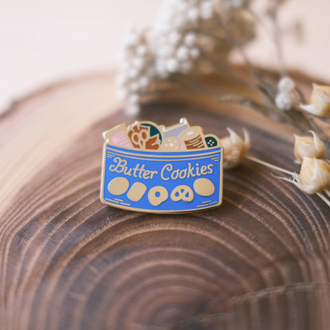 Butter Cookie Sewing Kit Enamel Pin