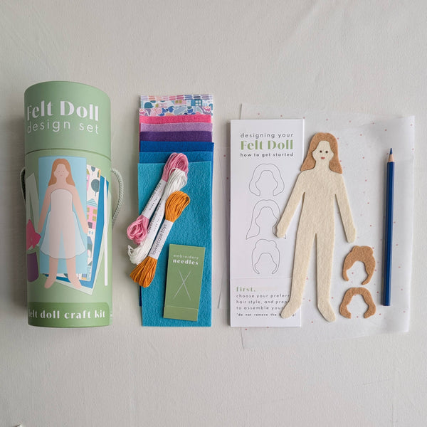 Terrace Design Set - A Felt Doll Craft Kit
