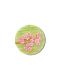 Hand-painted Sakura Blossom Compact Mirror