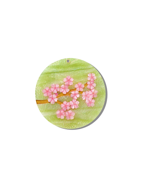 Hand-painted Sakura Blossom Compact Mirror