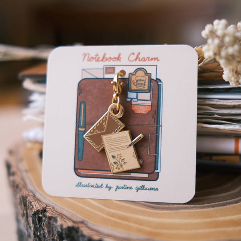 Snail Mail Notebook Charm