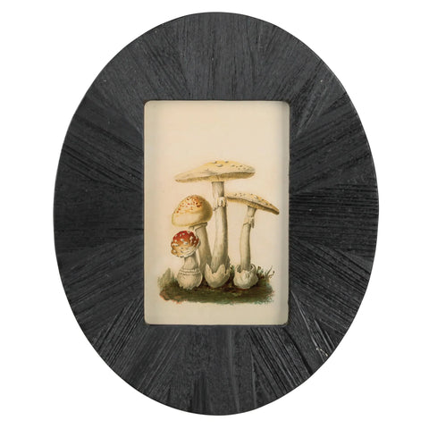 Palos Wall Picture Frame, Wood - Oval 4"x6"