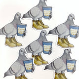 Pigeon in Boots Sticker