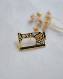 Sewing Machine (Black) Enamel Pin
