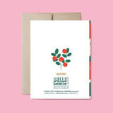 Lingonberry/Cranberry Blank Everyday Card