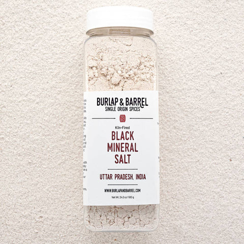 Black Mineral Salt - Foodservice Container Spices