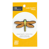 Pin - Orange Dragonfly - Tiffany