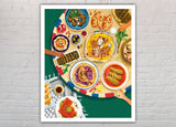 Palestinian Cuisine Art Print | Palestine Art