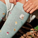 FOREST OWL | KNEE-HIGH COMPRESSION SOCKS FOR WOMEN