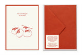 Four Persimmons 柿柿如意 Greeting Card