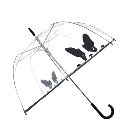 Cat and Dog Durable Transparent Umbrella