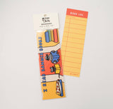 Banned Books Book Log Bookmark, Pigeon, Pizza Rat, NYC